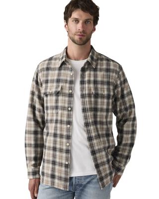 JACKSON WORKER Check Worker Shirt Long Sleeve Men's 19573-0289 US XL