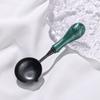 Pečetní vosk Pečetidla Lžíce Poleva Černá Vintage Nepřilnavé lžíce Tavení Částice Svatba Pozvánka Doplňky