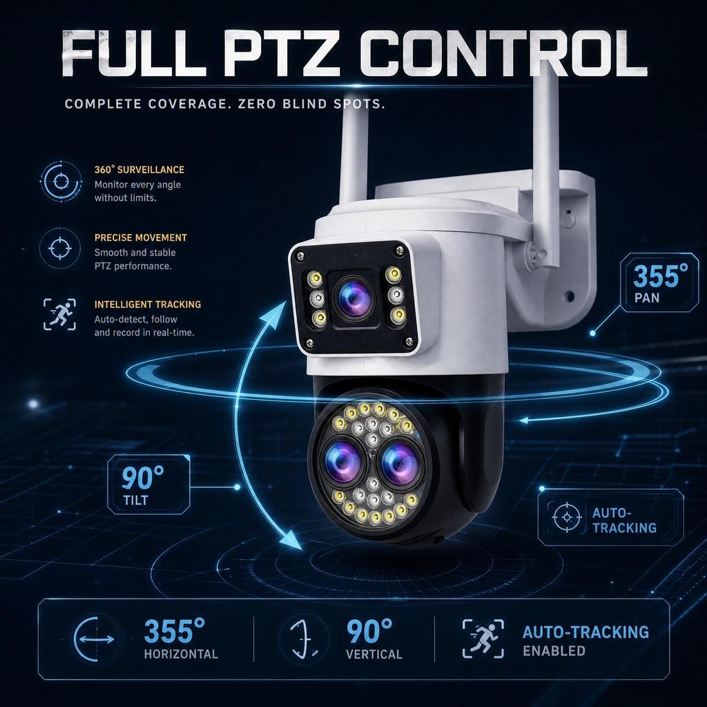 YOOSEE Ai APP Sicherheitskamera Wifi PTZ Kabellos Außen CCTV Kamera HD 15MP 10X ZOOM Automatische Verfolgung Zwei-Wege-Gespräche Farb-Nachtsicht