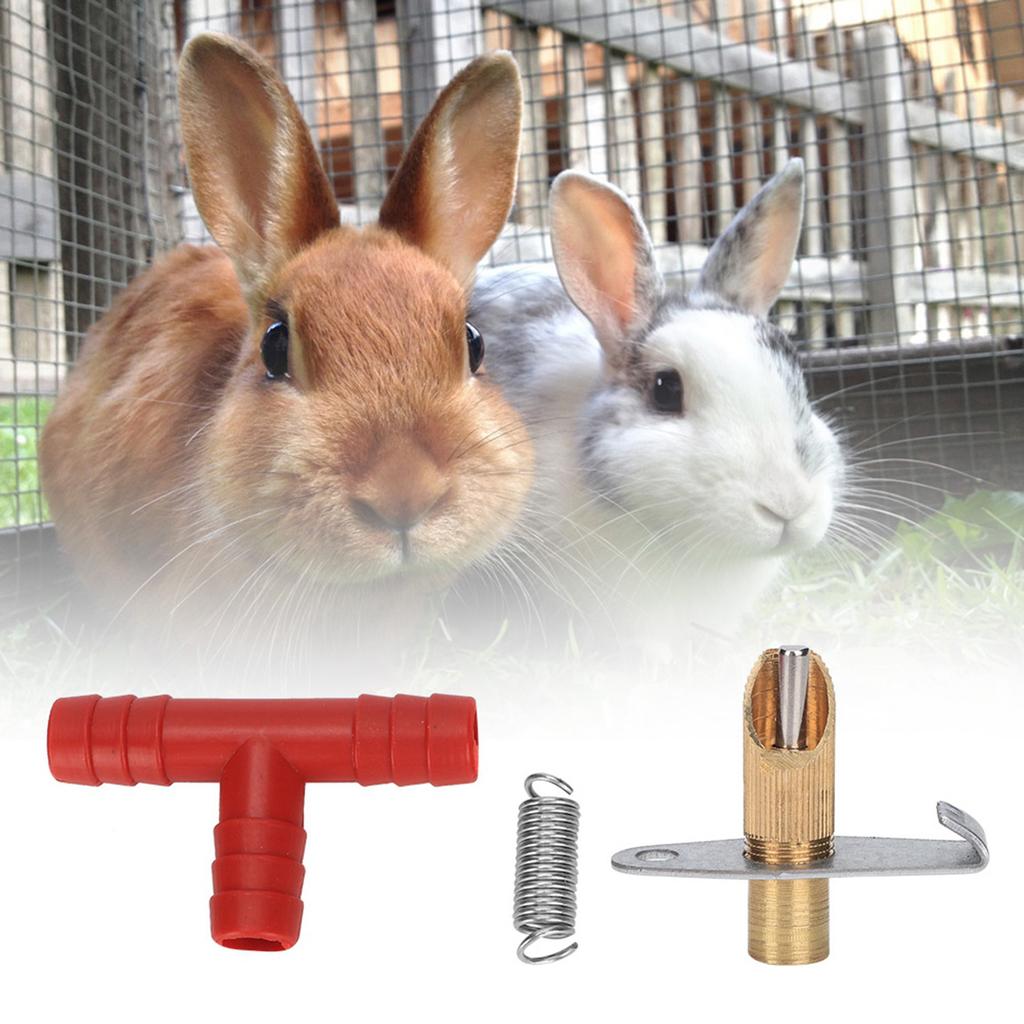 100PCS Kaninchen Automatische Wasser Trinker Feeder Tier Liefert (Entenschnabel-Trinkbrunnen)