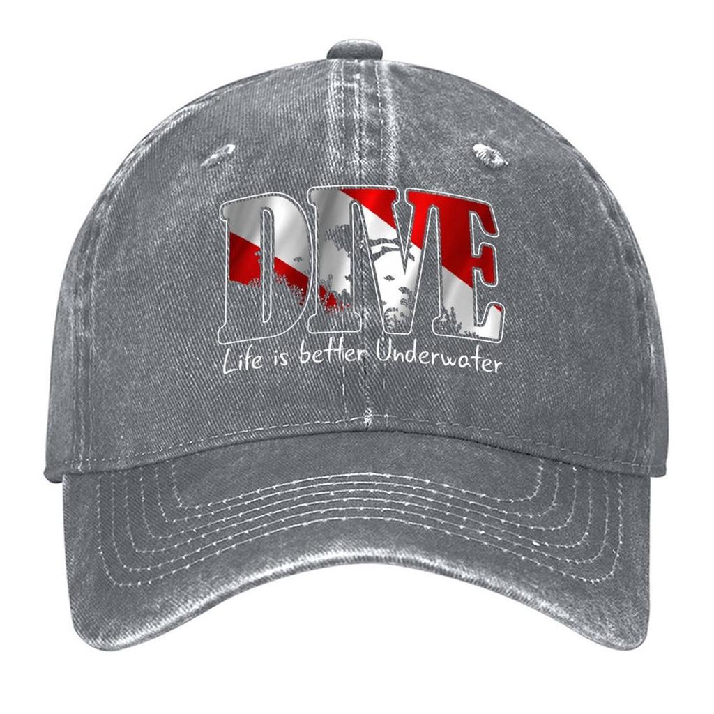 2026 Scuba Diving ~ Life Is Better Underwater Baseball Cap Sun Hat For Children Hats On Offer Visor Golf Cap Hats For Men Women'