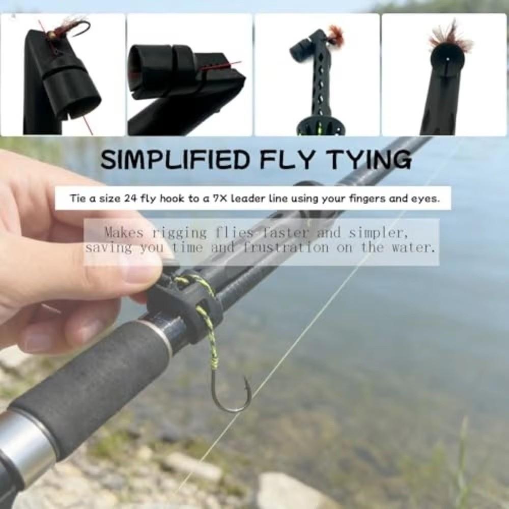 Enhebrador Ligero para Pesca con Mosca Enhebrador Magnético para Sedal de Pesca Enhebrador Magnético para Moscas En el Agua