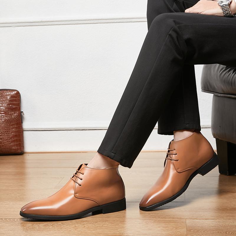 Mode Mode Herren Chelsea Boots Neuankömmling Herrenschuh Luxusmarke Schnürstiefel High Top Clubschuhe Allround Herren Komfortable Stiefeletten