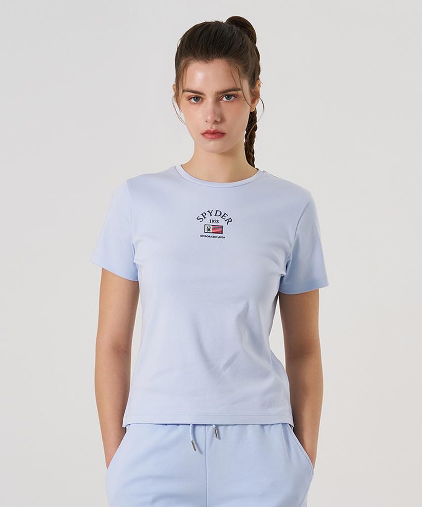 SPYDER Women'S Heritage Basic Short Sleeve T-Shirt Splmcnrs353Wllc