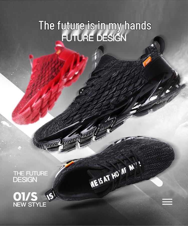 Blade 2023 Men's White Summer Sneakers - Casual Plus Size Comfort Travel Shoes