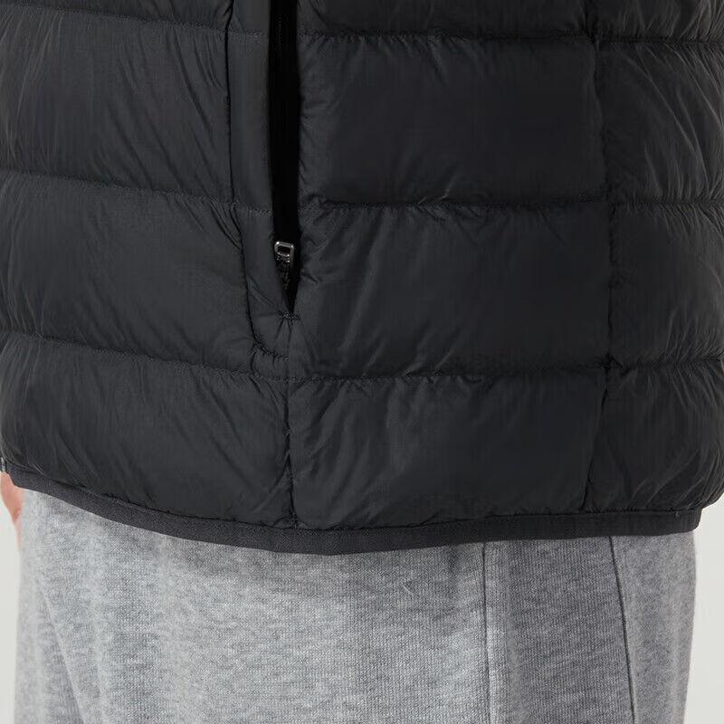 Under Armour Solid Color Stand Collar Zipper Loose Warm Top Comfortable Cuffed Long Pants Casual Sports Suit Men Suit Black 23600804-001+1373977-001