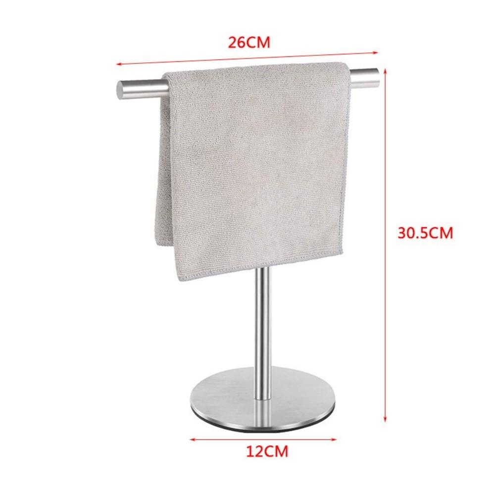 Stainless Steel T-Shape Holder Movable Bathroom Racks New Towel Bar Rack  Bathroom