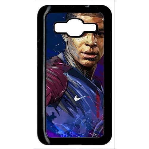 Coque pour smartphone - Plastique - Noir Samsung Galaxy Core Prime MBAPPE AU CRAYON
