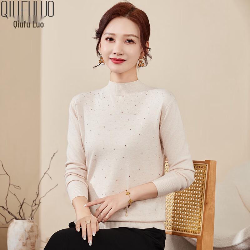 

Women s Thermal Mock Neck Knit Sweater 3XL