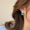 Orecchini da Donna Trendy di Alta Qualità con Cielo Stellato Blu Degradé