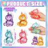 1 Pcs Unicorn Stress Relief Toys Stress Balls for Adult Mini Animal Squeeze Fidget Toys Fun for Birthday Stocking Stuffer Gift ADHD Autism Anxiety