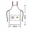 Anti Dirty Kitchen Apron Breathable Barber Apron New Coffee House Uniform