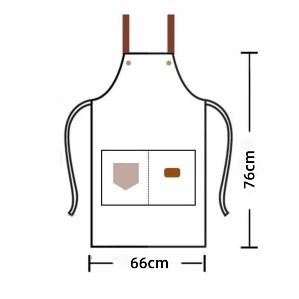 Anti Dirty Kitchen Apron Breathable Barber Apron New Coffee House Uniform