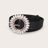 New Eye Glass Diamond Japanese Buckle Diamond Women's Fashion Belt Versatile European and American Belt
