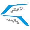 3D Resin Motorcycle Sticker Set Front Fairing Decals For MT-07 MT 07 MT07 2025 Tank Mat Decals