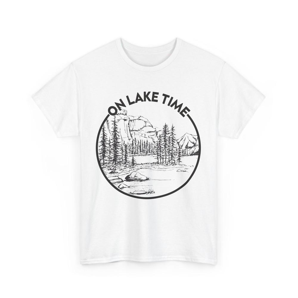 Lake T-Shirt, On Lake Time Lake Lovers Boating Fishing Women Men Shirt