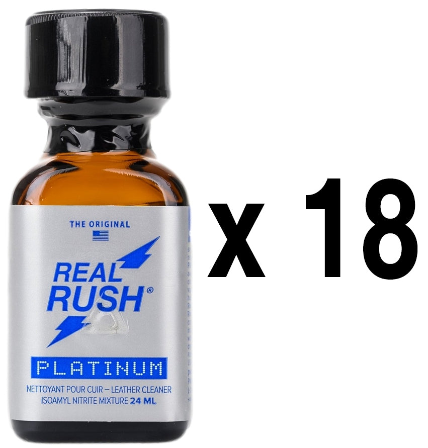 REAL RUSH PLATINUM 24ml x18 - BGP Leather Cleaner - LC Packs