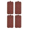Home Baking Gadgets 19-Hole Silicone Button Molds, Three Sizes DIY Cake Decorating Tray, Cookie Molds Flexible Easy Release for Chocolate And