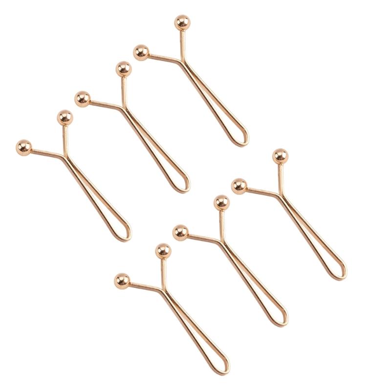 

Pack Of 6 Hijab Needle Scarf Clip For Stylish Scarf And Headscarf Accessory золотий