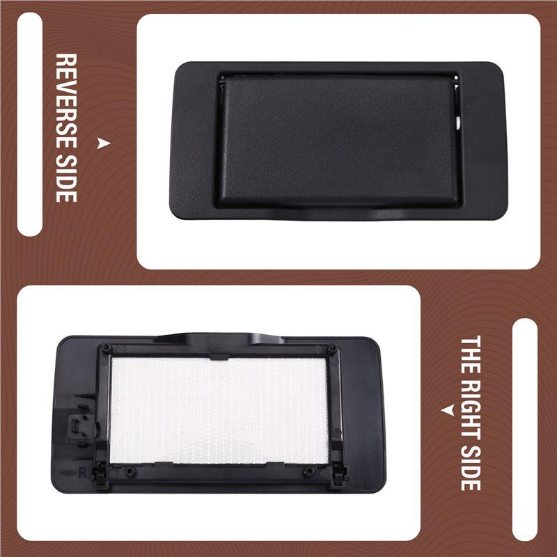 A2518100310 A2518100410 Car Sun Visor Makeup Mirror Cover 1 Pair For R-Class W251 2006- 2008 ML GL W164