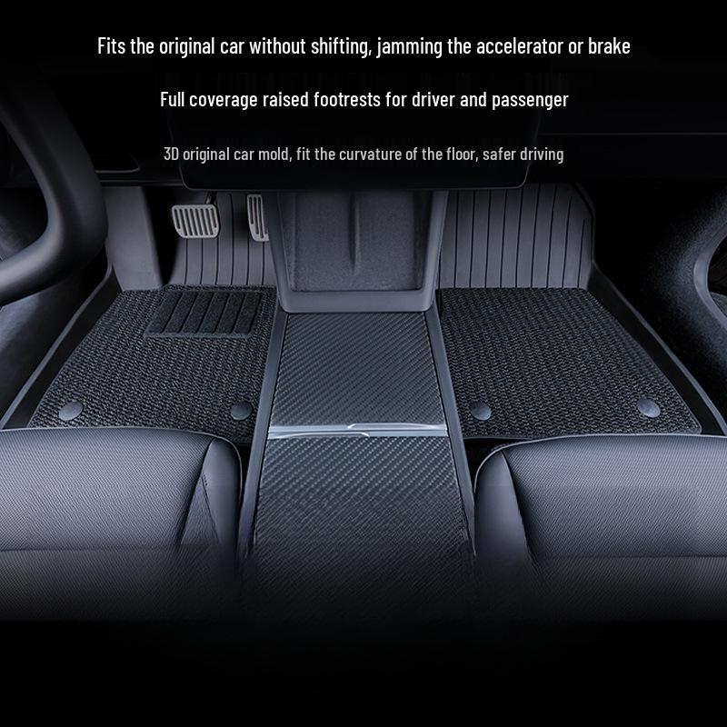 Full Coverage Floor Mats for Tesla Refreshed Model Y/YL - TPE Accessories