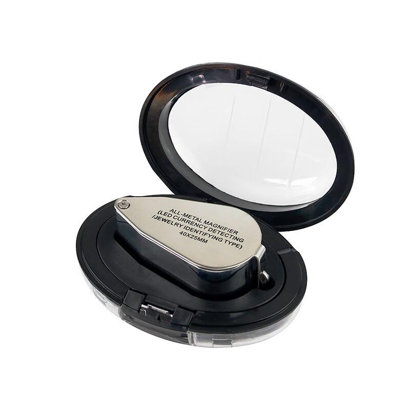 Miling Folding Handheld Magnifier with LED & UV Light