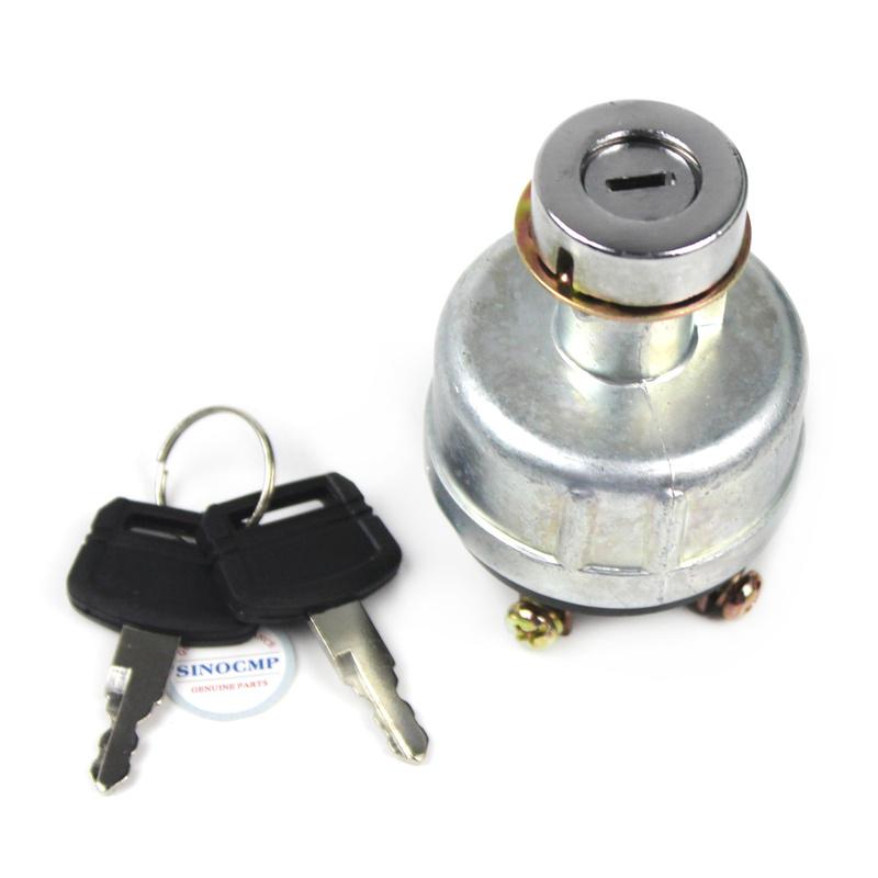 6 P Starter Key Ignition Switch for Hitachi EX200-1 Switches Controls Relays Excavator Accessories Interior Parts Replacement
