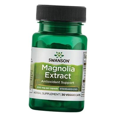 Magnolienextrakt, Magnolia Extract Standardized 200, 30 Vegikapseln (71280075)