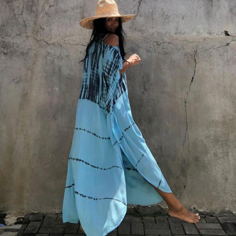 Buy Cold Shoulder Kaftan Dresses Long 