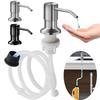 Paslanmaz Çelik Mutfak Sabunlukları Lavabo Sıvı Pompa Uzatma Tüpü Mutfak Lavabosu El Basmalı Dispenser Sıvı Sabun İçin
