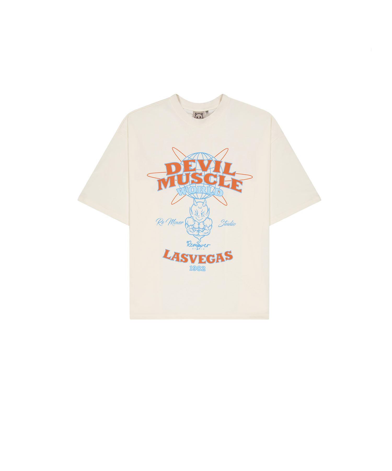 Remover Studio Devil 1982 Classic Muscle T-Shirt [Ivory] Xl