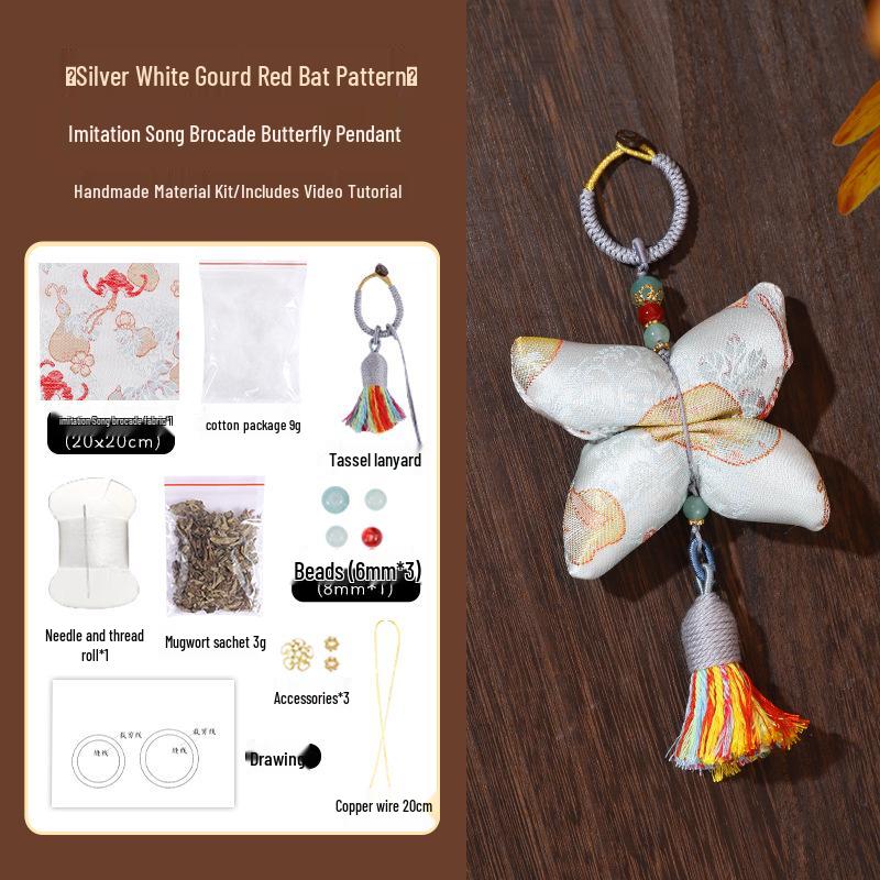 Набор для изготовления кулона-бабочки своими руками для тимбилдинга или личного подарка