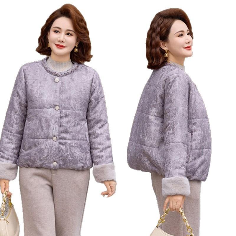 Women's Premium Chinese Cotton-padded Clothes, Winter New Cotton-padded Jackets, Fleece Warm Jackets, and Cotton-padded Clothes.