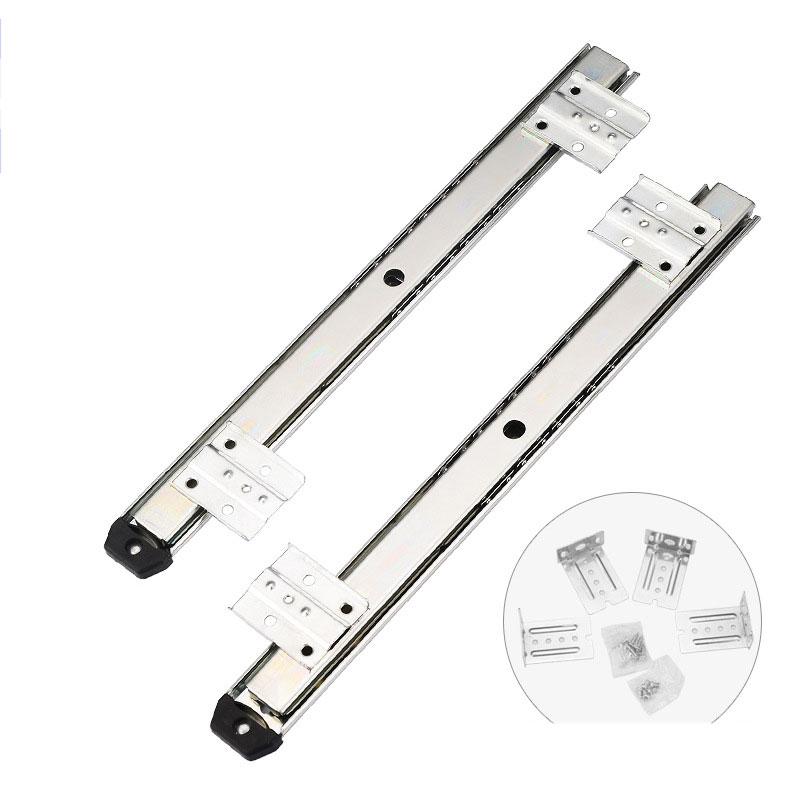 Keyboard Computer Sliding Tray Under Desk Drawer Stand Extender Sturdy Steel
