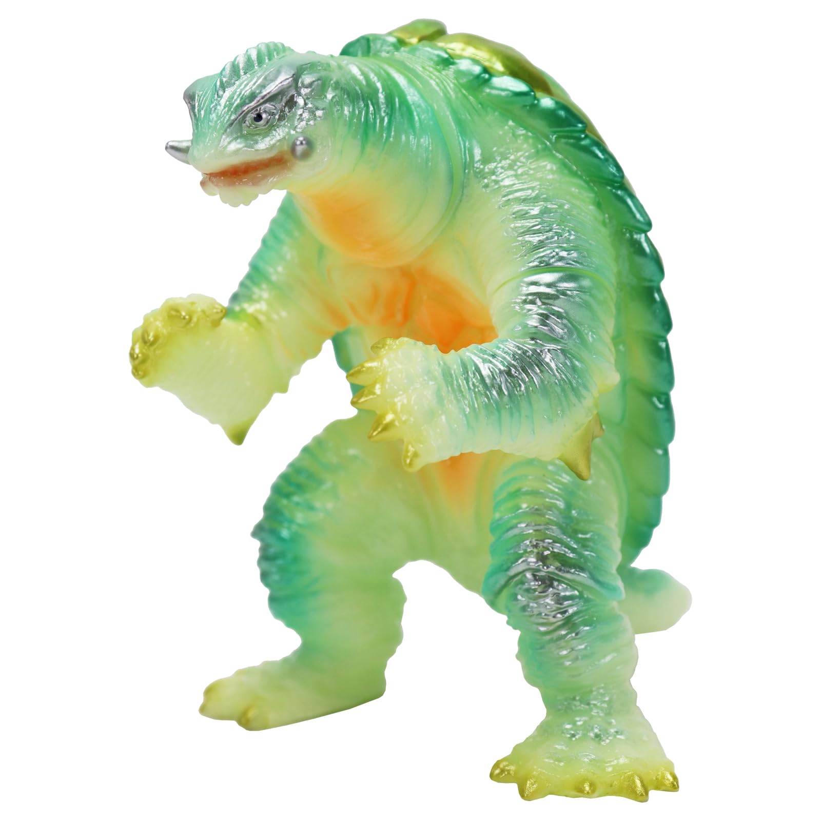 Character Content Production Series Gamera Gamera Luminous Green Approximately 130mm PVC Figure (Ccp) Medium-Size [6th Edition] (1996) Ver.
