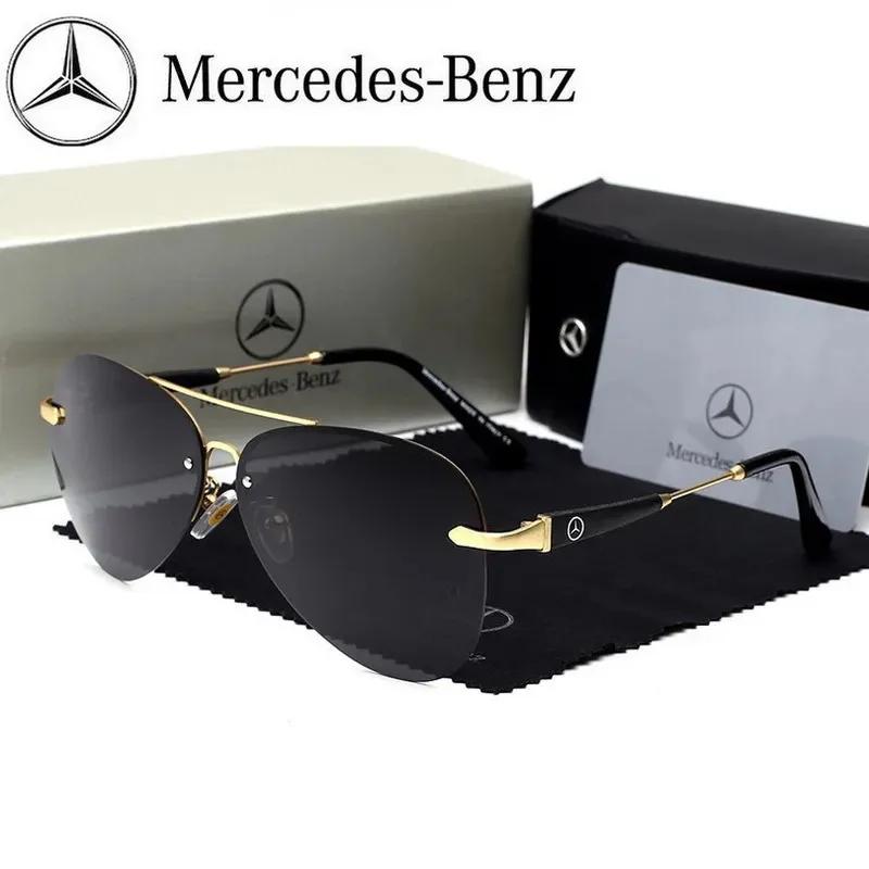 Naklejka Samochodowa Dla Mercedes Benz Klasy A B C E S V GLB GLC GLE AMG Pilot SLK SLC ML Samochód Wysoki Mężczyźni Przeciwodblaskowe Okulary Kierowcy Polaryzacyjne