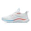 Li Ning Flow Cloud Shock Absorption Non-Slip Wear-Resistant Low-Top Running Shoes Men Running Shoes White Blue Orange AGLR033-3