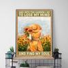 Retro Metal Tin Sign X Inches Into The Garden I Go To Lose My Mind and Find My Poster Gardening Vintage Poster Girl Galum