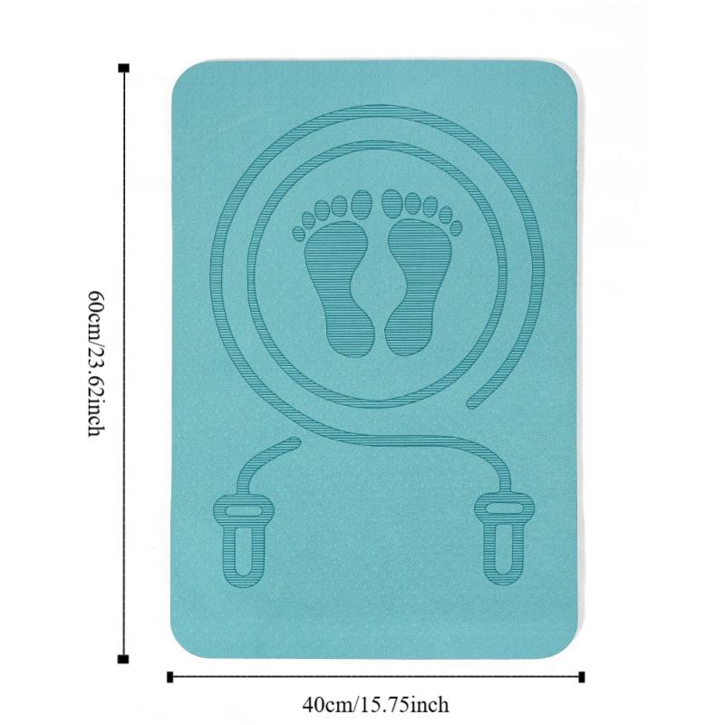Non Slip Jump Rope Mat Anti-noise Skipping Mat Jumping Rope Accessories Yoga Fitness Mats  Workout