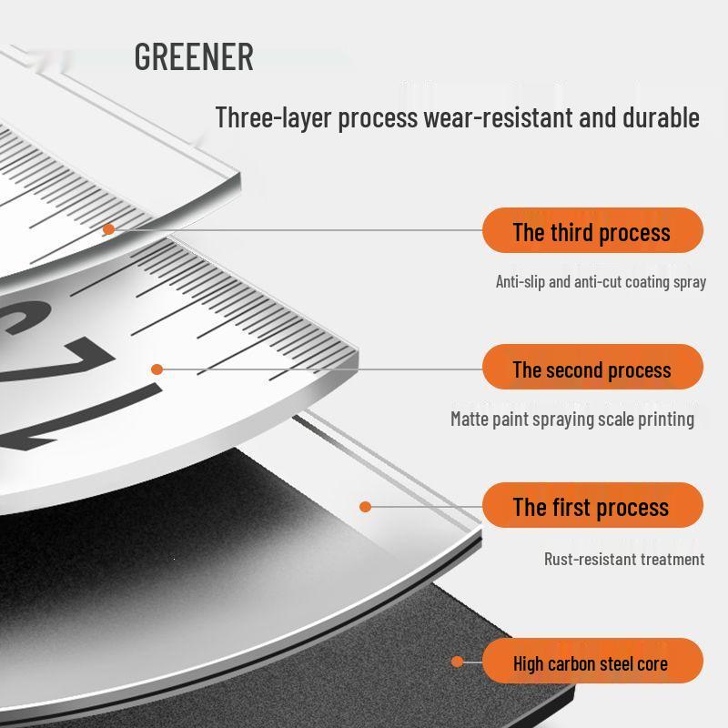 5m Steel Tape Measure with Automatic Lock - Mini, Durable, Stainless Steel Ruler