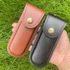 Universal Folding Tool Knife Sheath/Holster - Top Layer Cowhide Leather