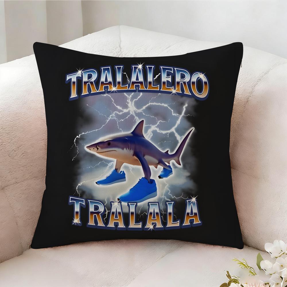 IItalian Brainrot Creative Animal Internet Pillow Case Pillowcase Doublesided Printed Sofa Cushion Bedroom Headboard Pillow