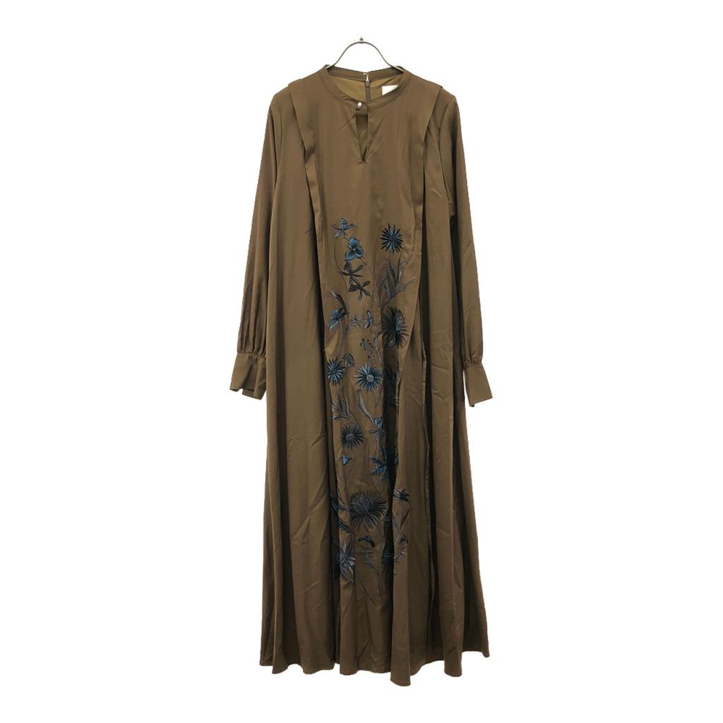 unused AMERI UNDRESSED Floral embroidery Long sleeve Embroidery Long dress Women Used
