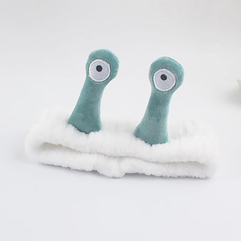 Creative Plush Snail Coral Fleece Wash Face Hairband For Women Girls Headbands Soft Headwear Bands Turban Hair Accessories