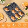 Silicone Bread Baking Form Non-Stick Silicone Baking Pan Hamburger Bun Mold  Homemade Bread