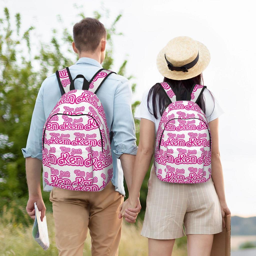 I_m Just Ken Backpack Hot Sale Daypack Large Capacity Boys Girls BookBag School Bag Shoulder Bags for Men Women