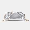 Fashion Gold Chain Y2K Underarm Bag Women Pleated Solid Color Luxury Design Shoulder Bag Ladies Harajuku Versatile Handheld Bags