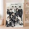 Popular Group A-ATEEZS Throw Summer Flannel Throw Blanket Soft Antistatic Washable KidFriendly Couch Bed