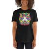 ABSTRACT CAT" - Vintage Illustration Unisex T-Shirt