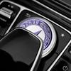 52mm Car Central Control Multimedia Button Cover Trim Knob Sticker For Mercedes Benz B/C/E/S Class A Class C200L GLC GLK CLA